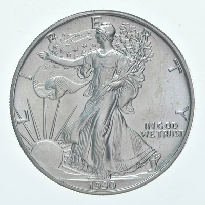 Better Date 1990 American Silver Eagle 1 Troy Oz .999 Fine Silver *774 - Image 1 of 3