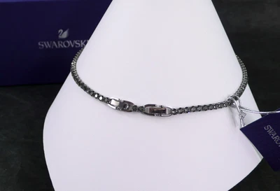 NUEVO EN CAJA con ETIQUETA COLLAR TENIS CRISTAL GRIS SWAROVSKI 5517113 16"L Foto 1 de 2