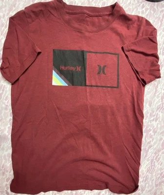 CAMISETA HURLEYBoys Talla L Granate Gráfico Foto 1 de 3