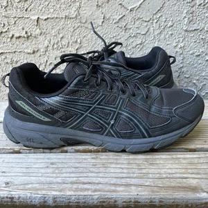 Asics Shoes Men Size 12 Gel-Venture 6 Black Trail Running Athletic Sneakers - Picture 1 of 11