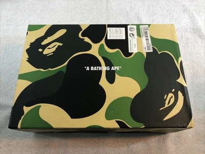 Bape Verde Camuflaje "Solo Caja de Zapatos" Auténtico Un Mono de Baño Foto 1 de 4