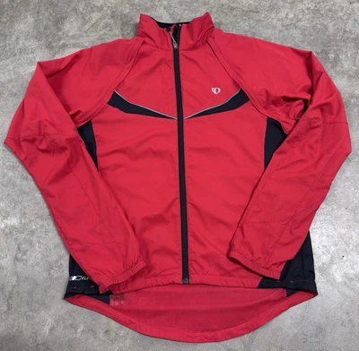Pearl Izumi Elite Barrier Convertible Cycling Jacket / Vest Men’s Medium Red EUC - Image 1 of 4