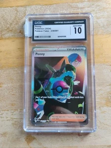 Pokémon TCG Penny 239/091 Paldean Fates CGC 10 - Picture 1 of 1