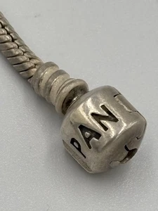 Pandora 925 Sterling Silver Moments Snake Chain Bracelet - Picture 1 of 9