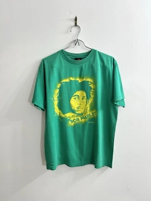 Camiseta De Colección Y2K Bob Marley Rasta Usada Desteñida M Foto 1 de 4