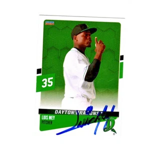 Luis Mey 2024 Dayton Dragons signed autograph baseball card Cincinnati Reds - Picture 1 of 2