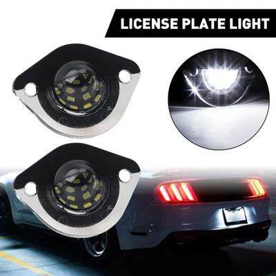 AUXITO Full LED License Plate Light For 1994-2004 Ford Mustang White Tag Lamp EV - Image 1 of 4