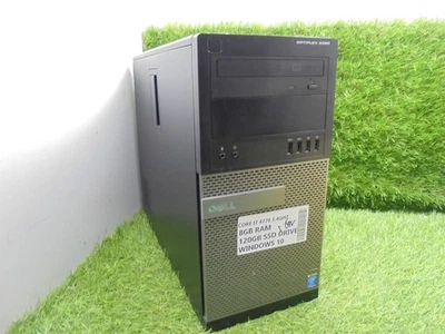 Dell Optiplex 9020 INTEL i7 4770 3.6GHZ 120GB SSD 8GB WINDOWS 10 PC TOWER MT UK - Image 1 of 4