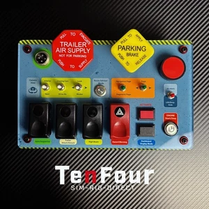 TenFour X1 - Caja de botones simulador de camión ETS/ATS - 24 funciones | 18 botones | PC - Imagen 1 de 7