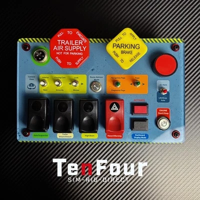 TenFour X1 – ETS/ATS Truck Simulator Button Box – 24 Functions | 18 Buttons | PC - Image 1 of 4