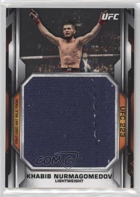 2020 Topps UFC Knockout Jumbo Fight Mat Relic /135 Khabib Nurmagomedov #JFMR-KN - Image 1 of 2