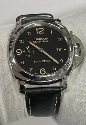 RELOJ AUTOMÁTICO PANERAI LUMINOR MARINA 1950 PAM00359 ESFERA NEGRA 44mm. Foto 1 de 4