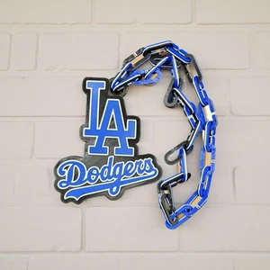 Los Angeles Dodgers Big Fan Logo Necklace - Picture 1 of 1