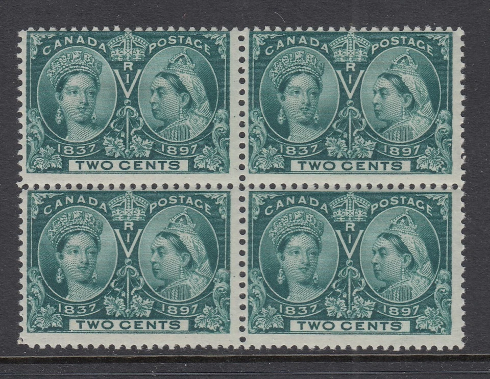 CANADA 52 VICTORIA JUBILEE ISSUE NH NEVER HINGED BLOCK OF 4 - Image 1 of 1