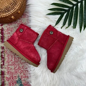 UGG Red Jona Mini Boot Toddler Girls 7 Winter - Picture 1 of 8