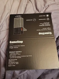 Gamestop Clear Protective Sleeve For Funko Pops ...(20 Single Use In Box) - Picture 1 of 2
