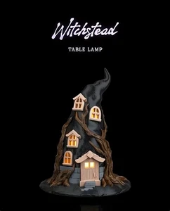 Witchstead Gothic Table Lamp – Halloween Haunted Decor - Picture 1 of 5