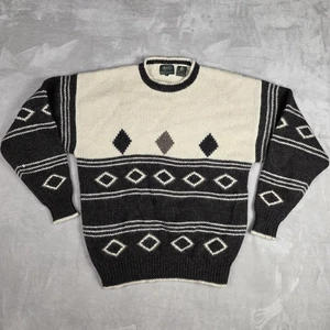 VTG Marshall Fields Mens New Traditions 100% Wool Sweater Sz XL Crew Neck - Picture 1 of 16