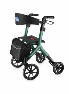 WALK MATE Rollator Walker 10”Seniors Cup Holder Height Adjust Fold Lightweight N - Picture 1 of 10