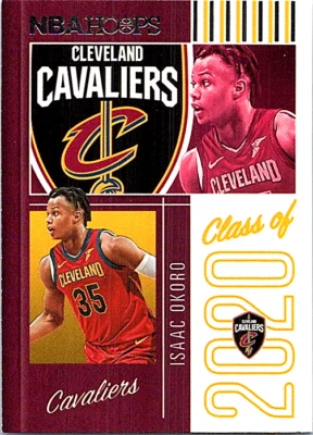 2020-21 Panini Hoops Class Of 2020 Basketball #14 Isaac Okoro Cavaliers  - Image 1 of 2