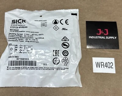 FACTORY SEALED- SICK Sensors VTF18-4N5640 Proximity Sensor DC10-30V 0-45mm 🇺🇸 - Image 1 of 3