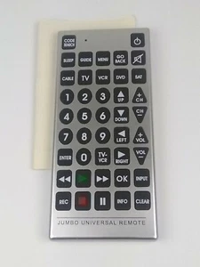 Control remoto universal JUMBO plateado - Imagen 1 de 3