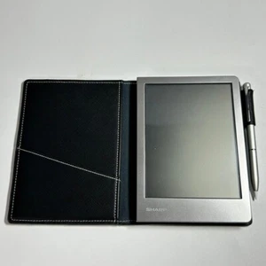 SHARP Electronic Notebook Black WG-S50 With Pen Used JP - Picture 1 of 3