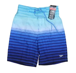 Speedo UV 50+ TurboDri Bondi Ombre pantaloncini da tavola da uomo 20" costumi da bagno S nuovi con etichette blu - Foto 1 di 2