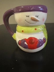 Bay Island Snowman Mug Coffee/Hot Cocoa Cup Christmas Winter - Picture 1 of 6