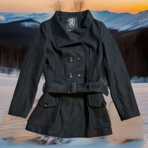 G By Guess-Women’s-Trendy Fresh Look-Black Peacoat-Size S/P - Picture 1 of 15
