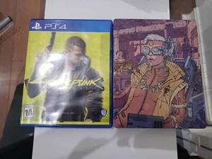 Cyberpunk 2077 Game + Steelbook - PS4 PlayStation 4, PS5 Upgrade- NEW SEALED - Picture 1 of 8