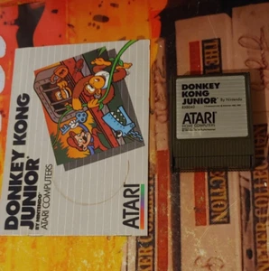 Donkey Kong Junior ATARI XL XE 600 800 (1982) (Módulo y Manual) 8 bits funciona - Imagen 1 de 1
