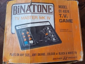 Vintage Binatone TV Master MK IV TV Game Untested No Power Cable - Picture 1 of 14