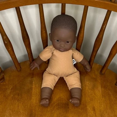 African American 10" Berenguer Baby- Soft Body - Image 1 of 4