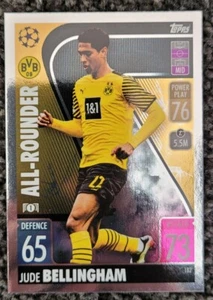 2021/22 Match Attax UEFA - Jude Bellingham All Rounder Foil Card #182 - Imagen 1 de 1