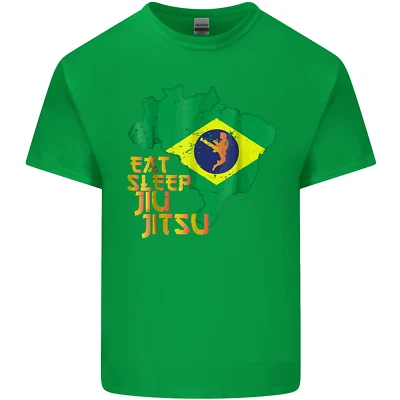 Camiseta Eat Sleep Brazilian Jiu Jitsu MMA Niños Niños Niñas Foto 1 de 4