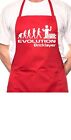 Evolution Of Bricklayer Brickie Bbq Cooking Funny Novelty Apron