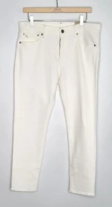 $90 Polo RALPH LAUREN Womens 30 Denim Pants TOMPKINS Skinny Crop JEANS White NEW - Picture 1 of 12