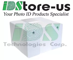 500 tarjetas de PVC blancas en blanco 3-UP Breakaway Keytag, CR80, 30 mil, calidad gráfica - Imagen 1 de 2