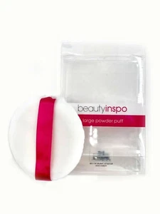 Beautyinspo große Puderquaste Velour Körper Make-up Puff mit Satinband - Bild 1 von 4