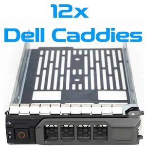 12x Dell PowerEdge 11G/13G LFF 3.5in Caddy R320 R410 R420 R510 R520 R530 R710 - Bild 1 von 7