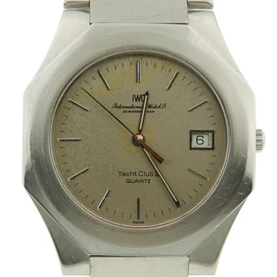 IWC Yacht Club II Ref. IW3312 Jumbo 38mm Date Quartz Edelstahl Silber Vintage - Bild 1 von 4