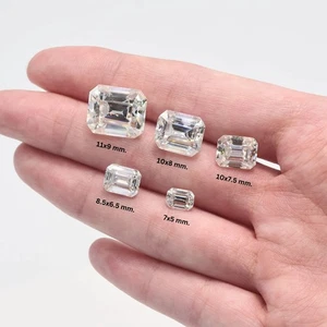 4 Carat Emerald Cut Lab Grown Diamond 11x9 mm D Color VVS1 Clarity Loose Stone - Picture 1 of 5