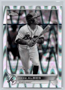 Ozzie Albies - 2022 Topps Chrome Sonic #205 - Atlanta Braves Baseball Card - Picture 1 of 2