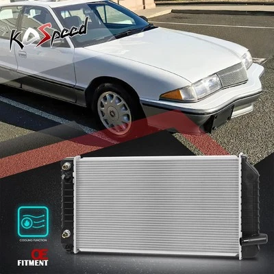 DPI 1343 Aluminum Core Racing Radiator for 92-93 Skylark/Achieva/Grand Am 3.3 V6 - Image 1 of 4