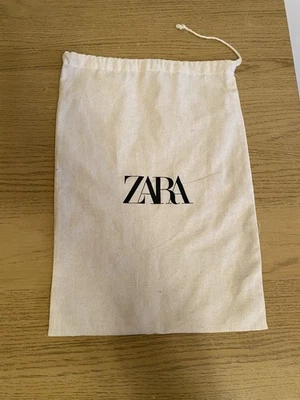 Zara Cream Drawstring Bag - Image 1 of 2