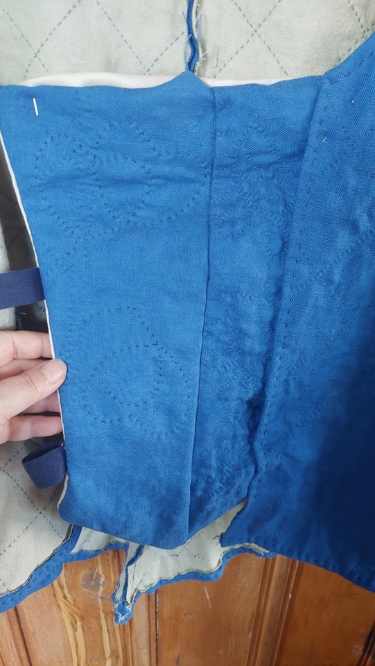 women's 18th century short gown, French and Indian, Rev war - Image 1 of 4