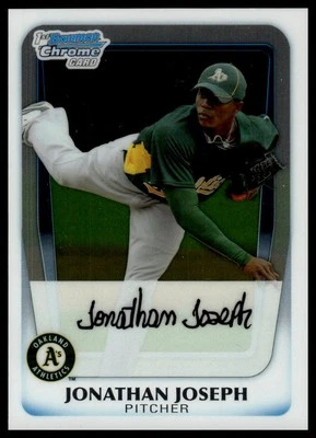 2011 Bowman Chrome Jonathan Joseph #BCP126 - Image 1 of 2