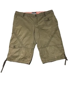 Columbia Shorts Womens 14 Brown Bermuda Cinch Cargo Summer Discontinued Outdoor - Picture 1 of 10