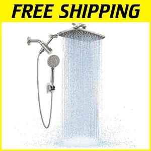 Verstellbarer Regenduschkopf mit Handbrause - Bild 1 von 9